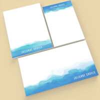 Coastal Watercolor Monarch Note Card Collection