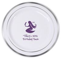 Pick Your Zodiac Premium Banded Plastic Plates