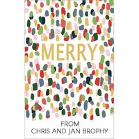 Colorful Specks Flat Gift Enclosures