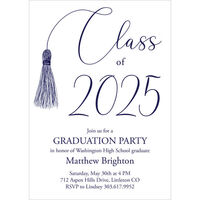Class of Tassel Graduation Invitations