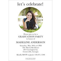Let's Celebrate Graduate Photo Invitations