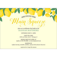 Main Squeeze Shower Invitations