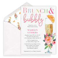 Brunch and Bubbly Invitations