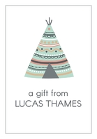 Desert Tee Pee Gift Stickers