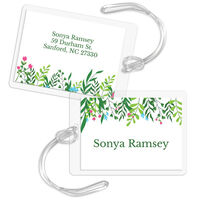 Greenery Luggage Tags