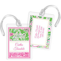 Preppy Safari Luggage Tags