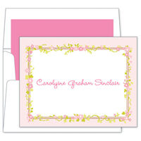 Floral Border Note Cards