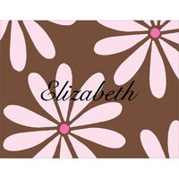 Funky Flowers Chocolate Note Cards