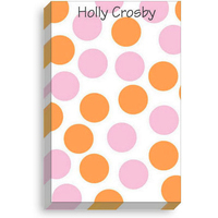 Orange & Pink Polkadot Notepads