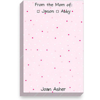 Pink Mini Dot Mommy Notepads