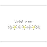 By the Sea Shore Foldover Note Cards