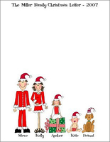 Christmas Family Lettersheets
