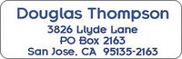 Thompson Return Address Labels
