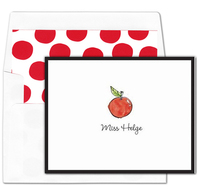 Apple Foldover Note Cards