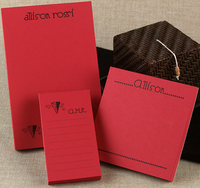 Larson Notepad Set shown with Heart Logo