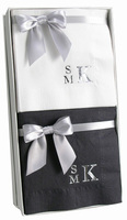 Stacked Monogram Style Gift Set in Choice of Colors