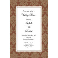 Tapestry Gold Invitations