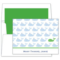 Whale Repeat Folded Note Cards
