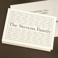 Tiffany Family Pride Foldover Note Cards