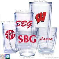 University of Wisconsin Personalized Tumblers