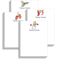 Winter Holiday Notepad Collection