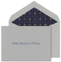 Grey Flannel Folded Note Cards