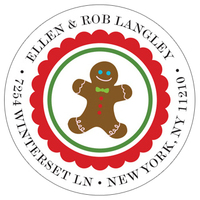 Gingerbread Address Labels