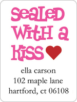Sealed with a Kiss Address Labels