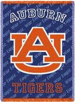 Auburn University Tigers Throw Blanket