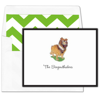 Collie Foldover Note Cards