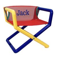 Red Mesh Junior Director Chair with Primary Frame