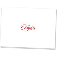 Feather Foldover Note Cards
