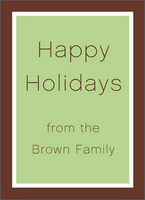 Mod Brown Gift Stickers