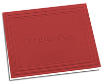 California Classic Frame Red Note Cards