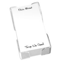 List Sheets in Choice of Typestyle with Acrylic Holder