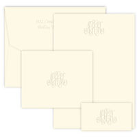 Traditional Monogram Wardrobe - Embossed