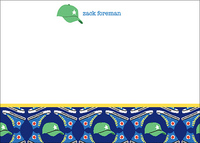 Baseball Cap and Sneaker Flat Note Cards