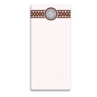 Chocolate Polka Dot List Notepads
