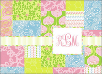 Bees Knees Foldover Monogram Note Cards