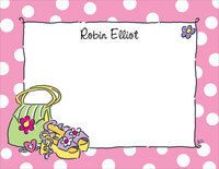 Purse & Shoes Flat Note Cards