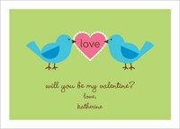 Love Birds Valentine Exchange Cards