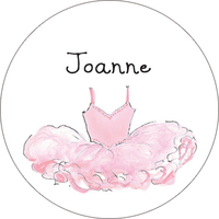 Ballet Dreams Round Gift Stickers