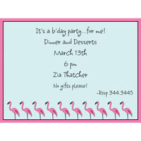Flamingo Invitations
