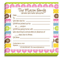 Whimsey Family Excuse Notepad