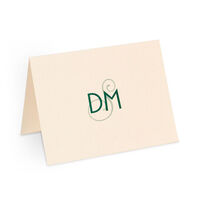 Monogram with Penfield Initial Note Cards