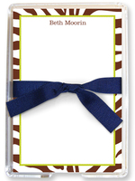 Zebra Memo Sheets in Holder