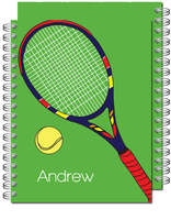 Boys Tennis Spiral Notebook