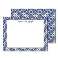 Blue Kaleidescope Flat Note cards