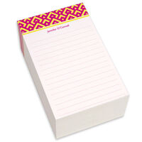 Yellow and Pink Chunky Notepads