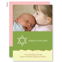 Delicate Wishes Jewish New Year Photo Cards